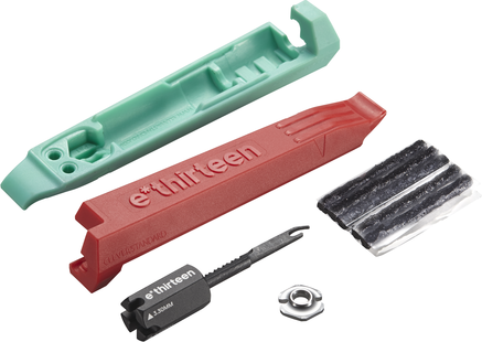 Tire Lever & Plug Repair Kit Red