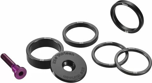 Top Cap & Headset Spacer Kit Purple