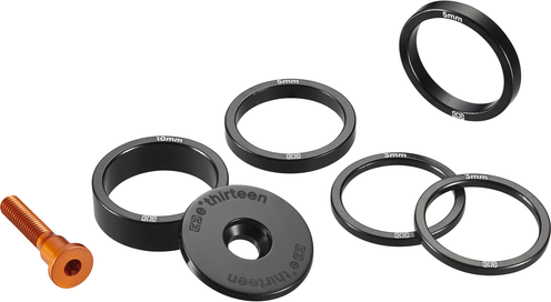 Top Cap & Headset Spacer Kit Orange