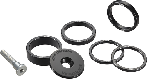 Top Cap & Headset Spacer Kit Silver