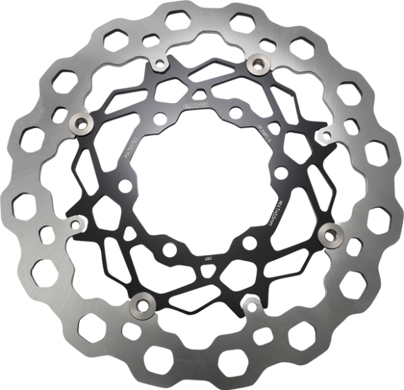 Cubiq Brake Rotor Black, Silver