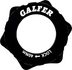 Universal Center Lock Bicycle Brake Rotor Adapter Black