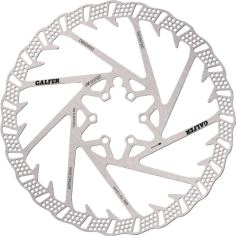 Shark 6-bolt Bicycle Brake Rotor Silver
