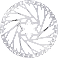 Shark 6-bolt Bicycle Brake Rotor Silver