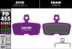 G1652 E-bike Brake Pads