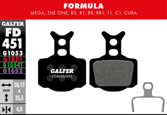 G1053 Standard Brake Pads