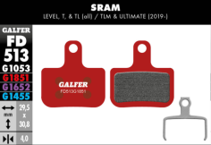 G1851 Advanced Brake Pads