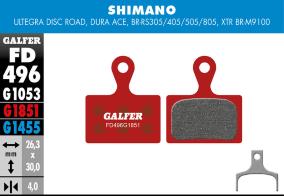 G1851 Advanced Brake Pads