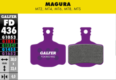 G1652 E-bike Brake Pads