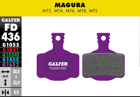 G1652 E-bike Brake Pads