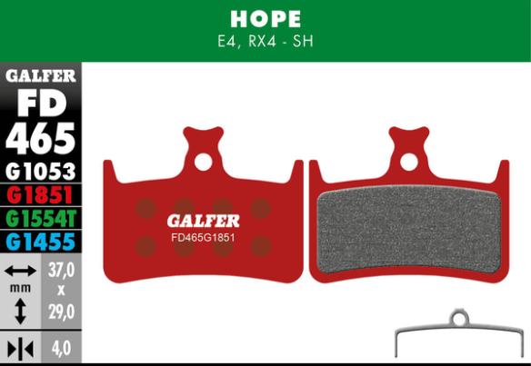 G1851 Advanced Brake Pads