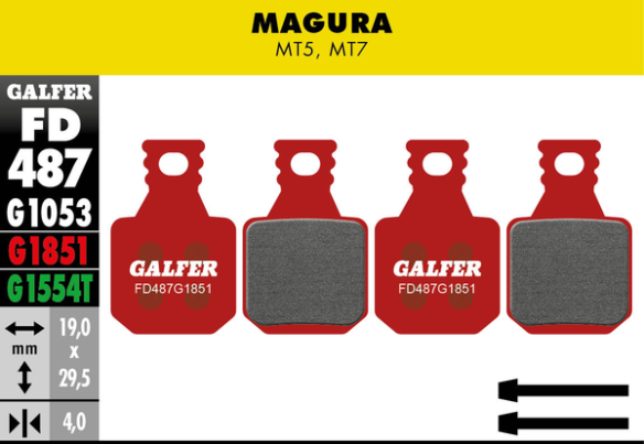 G1851 Advanced Brake Pads