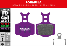 G1652 E-bike Brake Pads