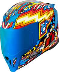 Airflite Flyboy Helmet Red, Yellow, Blue