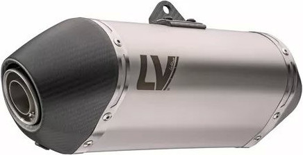 Lv-14 Stainless Steel Slip-on Muffler Black