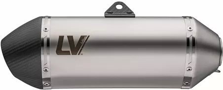 Lv-14 Stainless Steel Slip-on Muffler Black