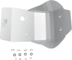 Aluminum Skid Plate Silver