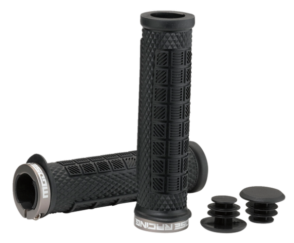 Mountain Bike Lock-on Grips Black