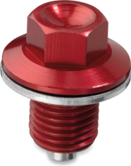 Magnetic Drain Plug Red