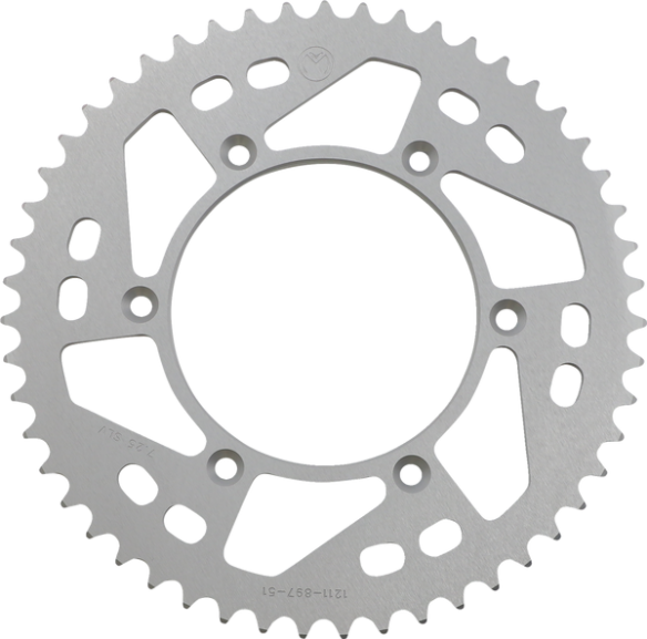 Rear Aluminum Sprocket Silver