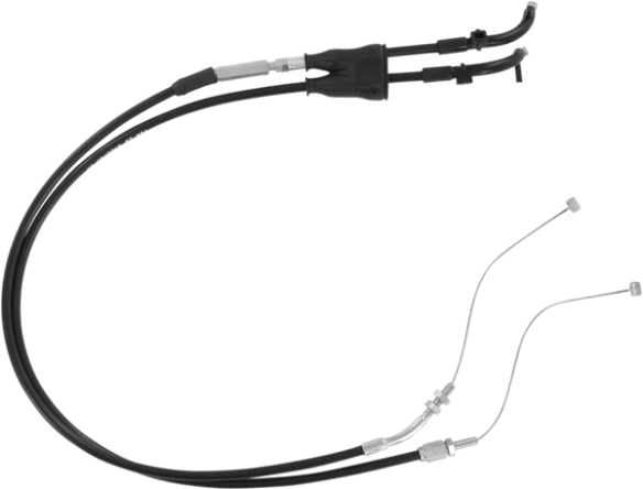 Black Vinyl Throttle Cable Black