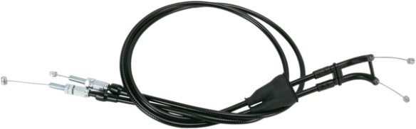 Black Vinyl Throttle Cable Black
