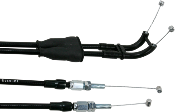 Black Vinyl Throttle Cable Black