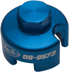 Fork Cap Socket Blue, Anodized