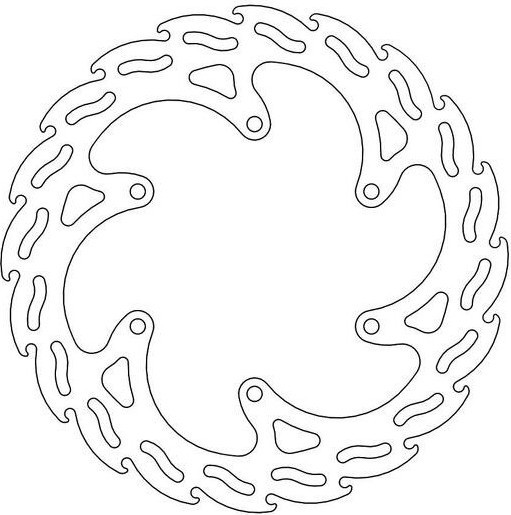 Flame Series Fixed Rotor Silver