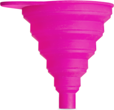 Collapsible Silicone Funnel Pink