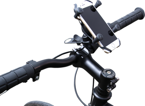X-grip Phone Mount With Ez-strap Rail Mount Black