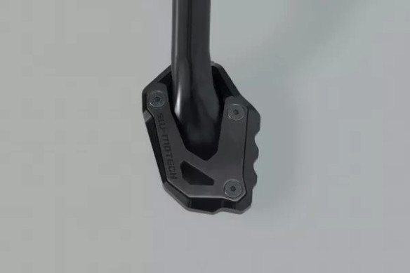 Sidestand Foot Extension Black, Silver