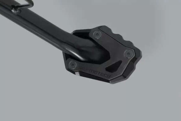 Sidestand Foot Extension Black, Silver