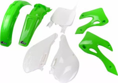 Full Body Replacement Plastic Kit Green, White