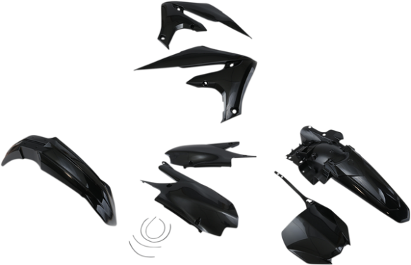 Full Body Replacement Plastic Kit Black