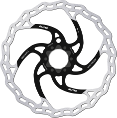 Fixed Disc Wave Center-lock Black, Silver