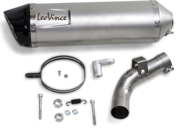 Lv One Evo Stainless Steel Slip-on Muffler Black