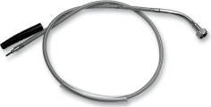Armor Coat Braided Stainless Steel Speedometer Cable For Harley-davidson Silver