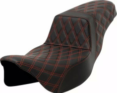 Lattice Stitch Step-up Seat Black