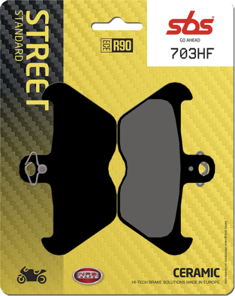 Hf Street Ceramic Organic Brake Pads