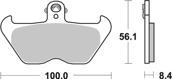 Hf Street Ceramic Organic Brake Pads