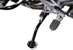 Sidestand Foot Extension Black, Silver
