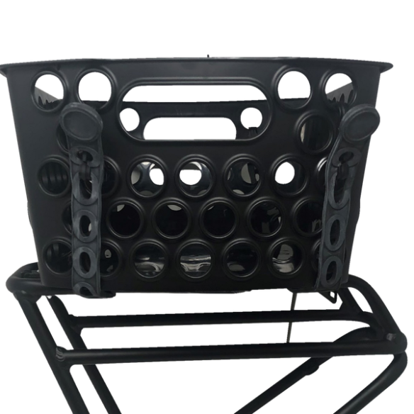 Dairyman Universal Rear Bicycle Basket Black