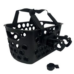 Bessie Front Basket Black