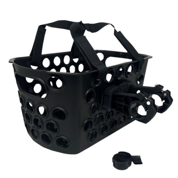 Bessie Front Basket Black