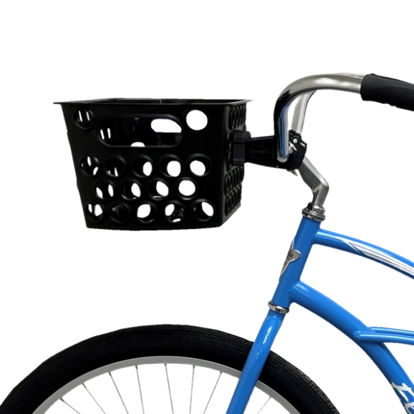 Bessie Front Basket Black