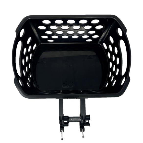 Bessie Front Basket Black
