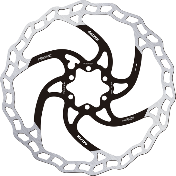 Fixed Disc Wave Black, Silver