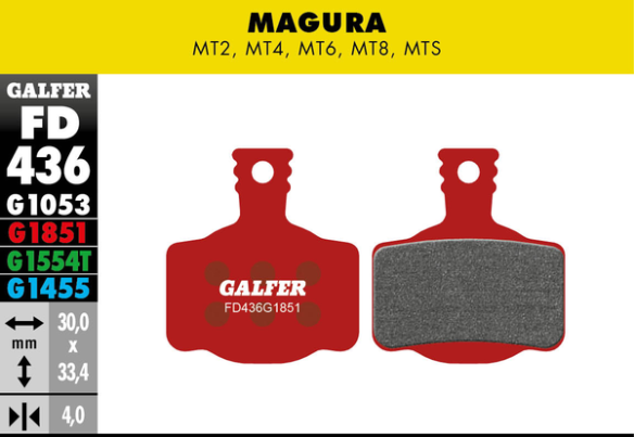 G1851 Advanced Brake Pads