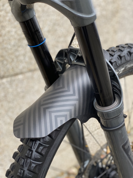 Mud Guard Maze Black, Gray